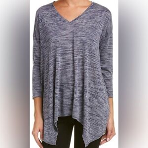 Apt 9 Women’s Cinched Sleeve Asymmetrical Plus Size Rayon / Spandex Blend Top